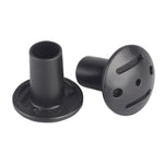 2 pezzi Tappo antiforatura Tappo per barra di supporto per alpenstock Custodia protettiva Casco in plastica anti-scoppio per palo della tenda