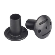2 pezzi Tappo antiforatura Tappo per barra di supporto per alpenstock Custodia protettiva Casco in plastica anti-scoppio per palo della tenda