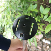 2 pezzi Tappo antiforatura Tappo per barra di supporto per alpenstock Custodia protettiva Casco in plastica anti-scoppio per palo della tenda