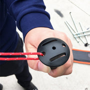 2 pezzi Tappo antiforatura Tappo per barra di supporto per alpenstock Custodia protettiva Casco in plastica anti-scoppio per palo della tenda