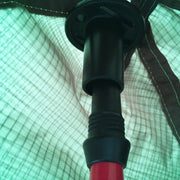 2 pezzi Tappo antiforatura Tappo per barra di supporto per alpenstock Custodia protettiva Casco in plastica anti-scoppio per palo della tenda