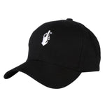 Berretto da baseball con parasole regolabile con motivo ricamato a mano, M（56-58cm）