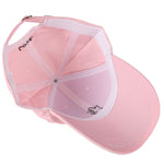 Berretto da baseball con parasole regolabile con motivo ricamato a mano, M（56-58cm）
