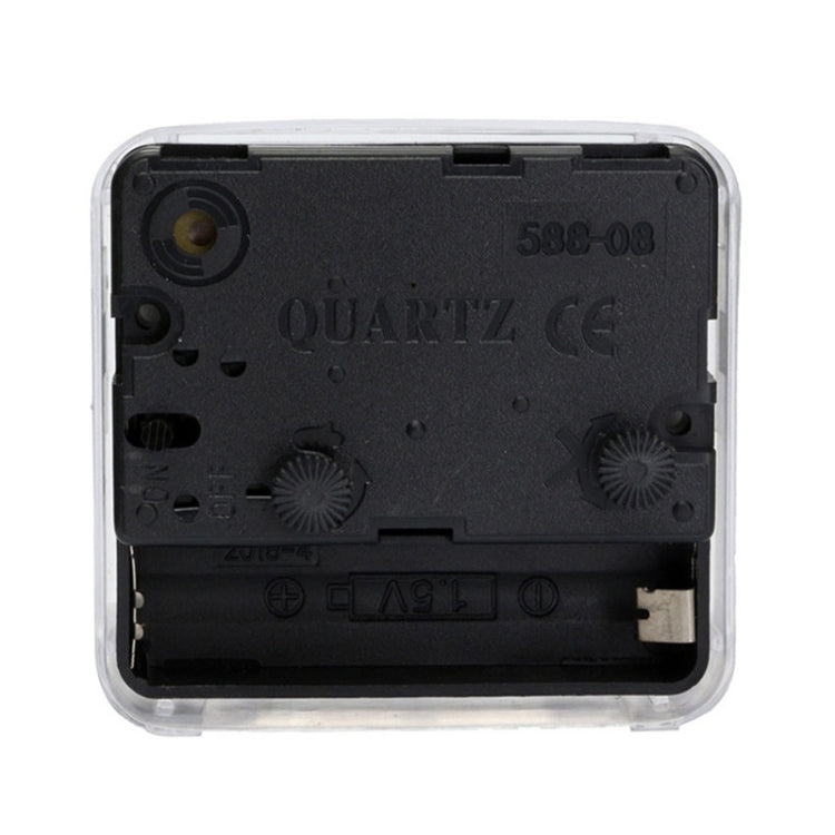 Sveglia quadrata con custodia trasparente, orologio elettronico da ufficio, da comodino, digitale compatto, per mini camera da letto
