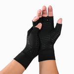 Un paio di guanti mezze dita sportivi traspiranti per l'assistenza sanitaria Guanti da pressione per artrite da allenamento per la riabilitazione, Gray S, Black Fiber S, Hemp Gray Dispensing S, Gray M, Black Fiber M, Hemp Gray Dispensing M, Gray L     ...