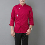 Abiti da lavoro a maniche lunghe da cucina per uomo e donna, mensa per hotel, torta, panettiere, S, M, L, XL, XXL, XXXL