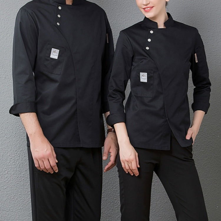 Abiti da lavoro a maniche lunghe da cucina per uomo e donna, mensa per hotel, torta, panettiere, 4XL