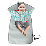 Fasciatoio per pannolini per bambini Cuscino per allattamento impermeabile pieghevole portatile, One size