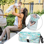 Fasciatoio per pannolini per bambini Cuscino per allattamento impermeabile pieghevole portatile, One size