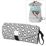 Fasciatoio per pannolini per bambini Cuscino per allattamento impermeabile pieghevole portatile, One size