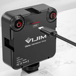 VIJIM VL81 Portatile Tre Scarpe Fredde e Calde Doppia Temperatura di Colore Luce di Riempimento Ripresa Registrazione Illuminazione Luce, VL81
