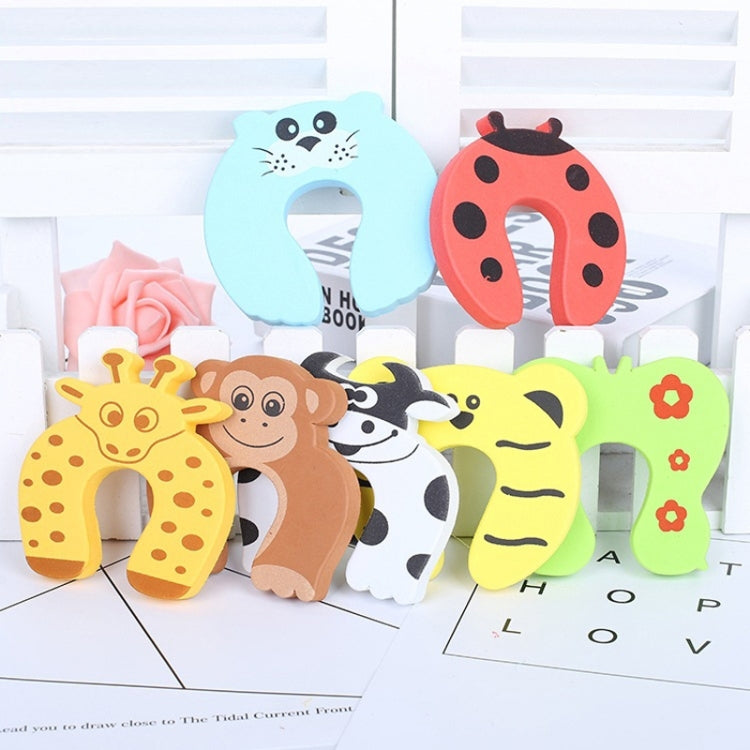 5 PCS Baby Proofing Door Stoppers Finger Safety Guard Holder Lock Safety Guard Finger Protect Toy For Baby Consegna a colori casuali