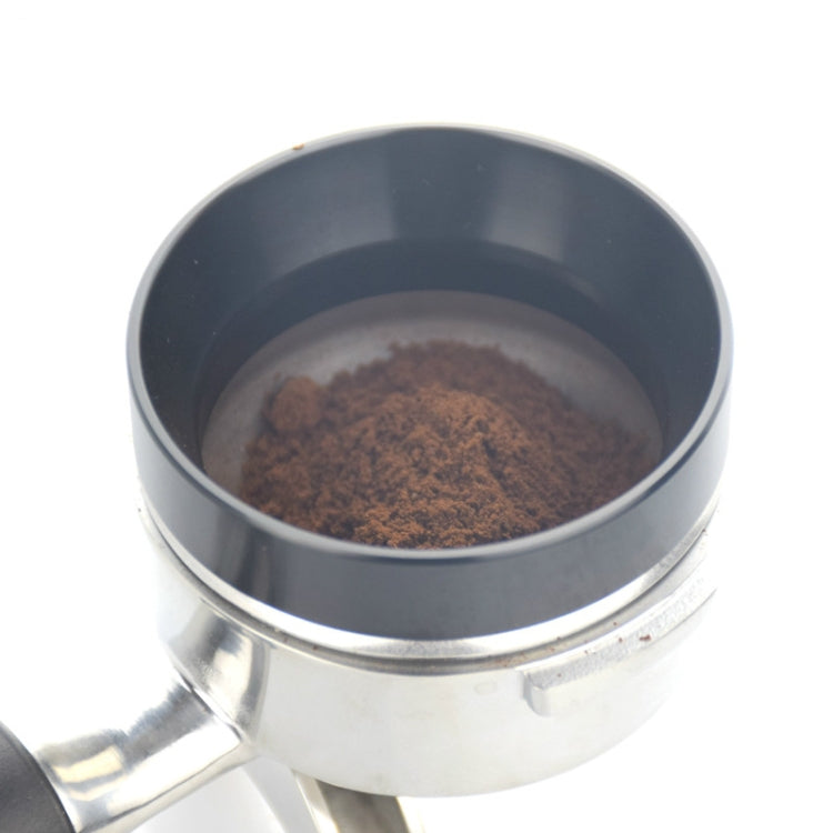 Macchina da caffè Raccoglitrice di polvere Anello per polvere Anello quantitativo per polvere anti-volante Espresso 58 mm senza accessori magnetici per macchina, 58mm