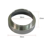Macchina da caffè Raccoglitrice di polvere Anello per polvere Anello quantitativo per polvere anti-volante Espresso 58 mm senza accessori magnetici per macchina, 58mm