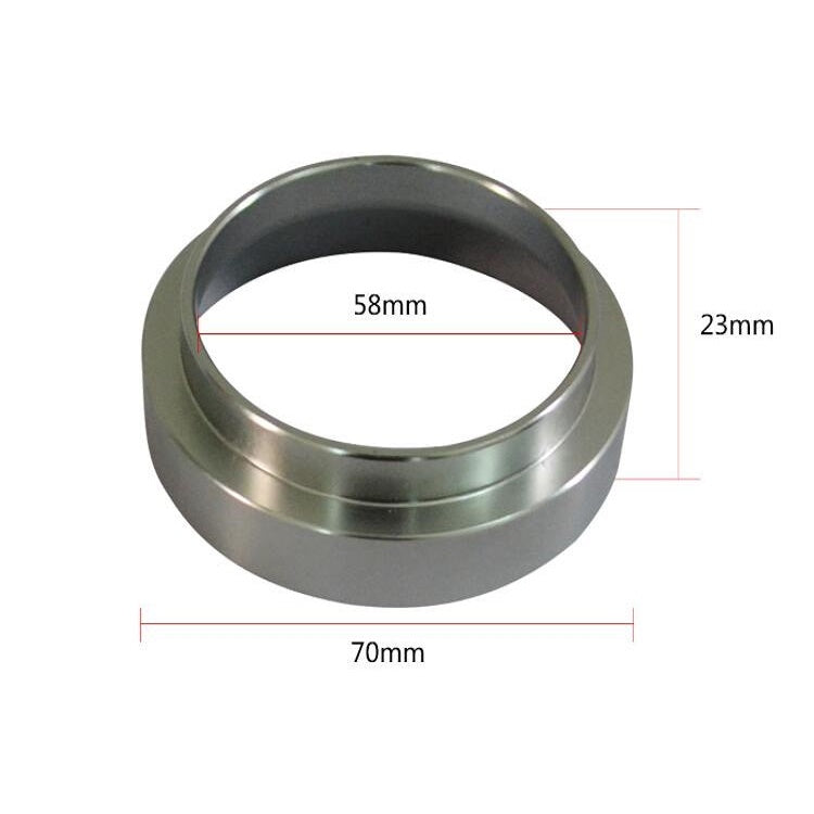 Macchina da caffè Raccoglitrice di polvere Anello per polvere Anello quantitativo per polvere anti-volante Espresso 58 mm senza accessori magnetici per macchina, 58mm