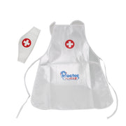 3 set bambini fanno finta di giocare a un giocattolo di abbigliamento per prestazioni in costume da infermiera, 3 Sets Play Doctor Nurse Costume