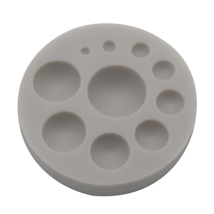 Stampo rotondo per torta fondente in silicone Strumento per la decorazione di cottura fai-da-te, Round Silicone(Grey), Round Silicone(Pink)