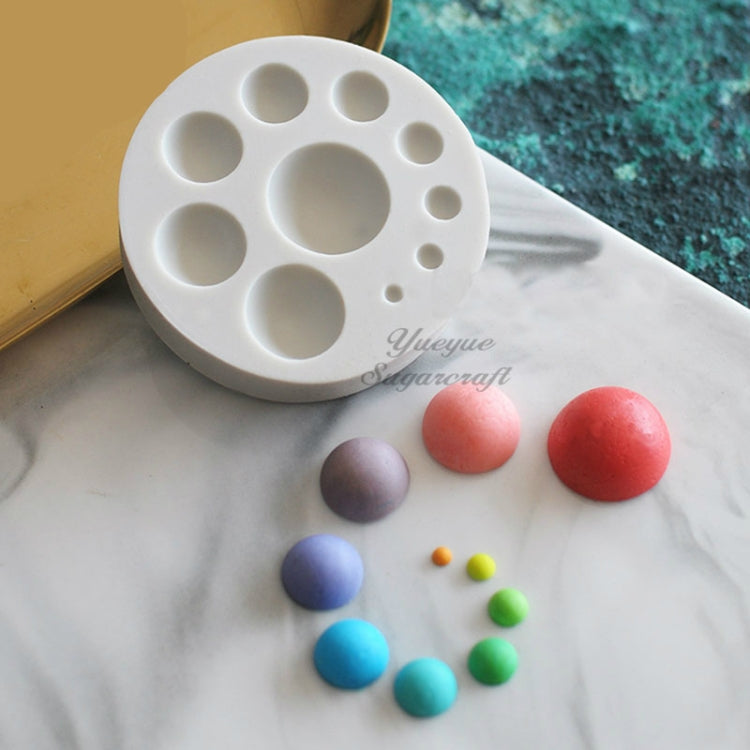 Stampo rotondo per torta fondente in silicone Strumento per la decorazione di cottura fai-da-te, Round Silicone(Grey), Round Silicone(Pink)