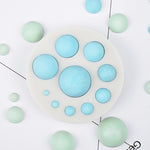 Stampo rotondo per torta fondente in silicone Strumento per la decorazione di cottura fai-da-te, Round Silicone(Grey), Round Silicone(Pink)