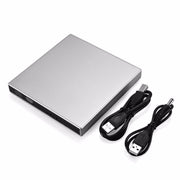 USB 2.0 Portatile Ultra Sottile Esterno Slot-in DVD-RW CD-RW CD Lettore DVD ROM Drive Writer Rewriter Burner per PC
