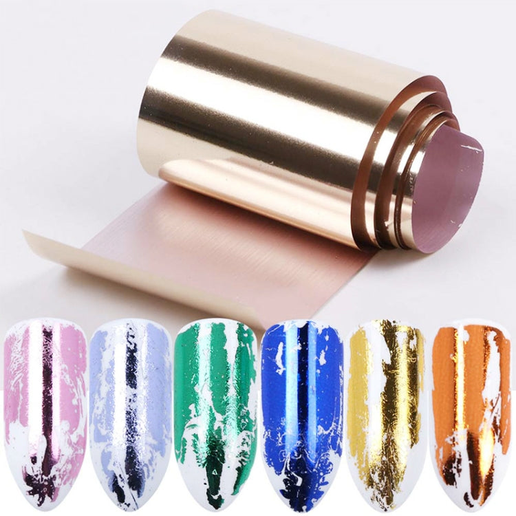 3 fogli di lamina scorrevole in nastro d'oro per unghie, trasferimento olografico, adesivo, adesivo, set di decorazioni per manicure stellato, 3 PCS Gold Silver