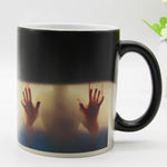Tazza da caffè in ceramica sensibile al calore che cambia colore con The Walking Dead Mug, 301-400ml