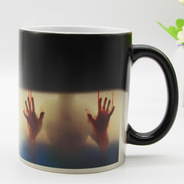 Tazza da caffè in ceramica sensibile al calore che cambia colore con The Walking Dead Mug, 301-400ml