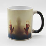 Tazza da caffè in ceramica sensibile al calore che cambia colore con The Walking Dead Mug, 301-400ml