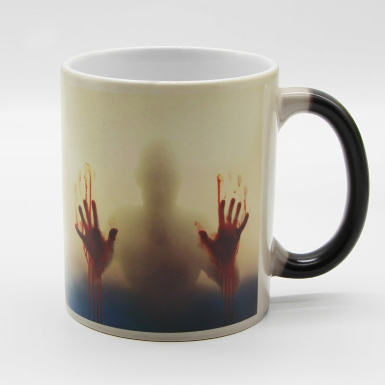 Tazza da caffè in ceramica sensibile al calore che cambia colore con The Walking Dead Mug, 301-400ml