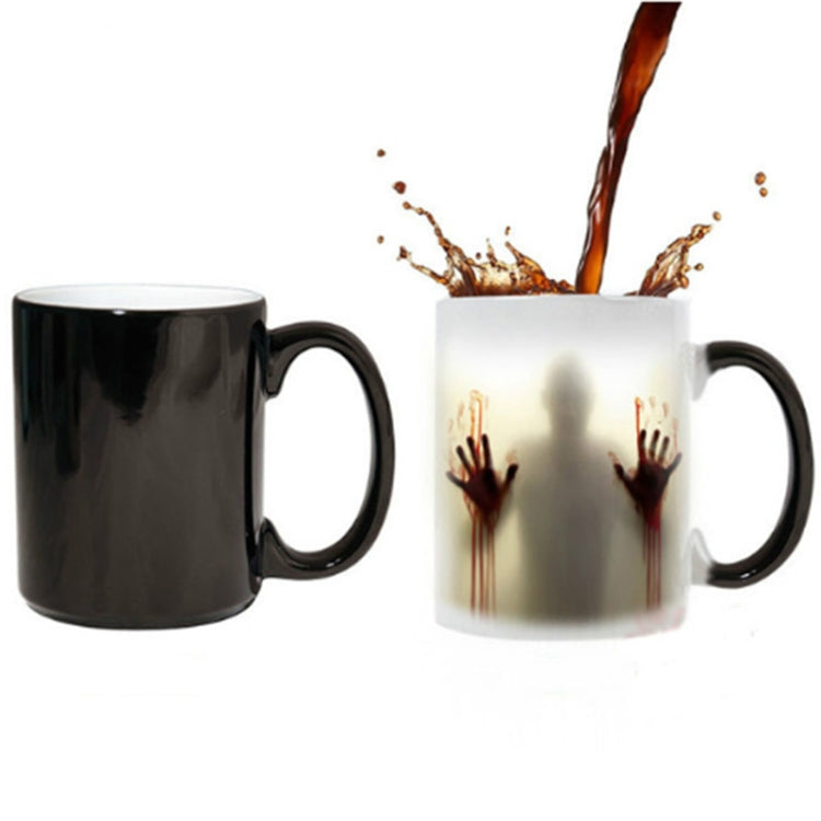 Tazza da caffè in ceramica sensibile al calore che cambia colore con The Walking Dead Mug, 301-400ml