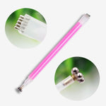 3 pezzi penna magnetica gel per occhi di gatto penna magnetica a doppia testa prugna branding fiore penna magnetica per unghie magnete per occhi di gatto nuovo strumento
