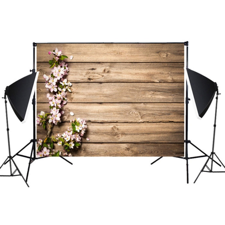Panno di sfondo per fotografia fotografica 3D gourmet con venature del legno imitazione 1,25 x 0,8 m