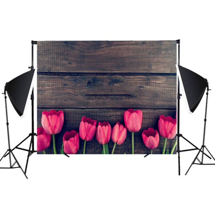 Panno di sfondo per fotografia fotografica 3D gourmet con venature del legno imitazione 1,25 x 0,8 m