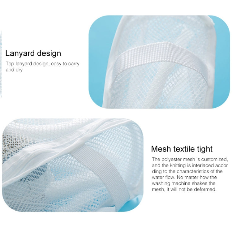 3 PCS Borsa per biancheria in nylon Lavaggio scarpe Scarpe da tennis Sneaker sportiva Scarpe da tennis Borsa per lavaggio in rete, Mesh Washing Bag