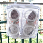 3 PCS Borsa per biancheria in nylon Lavaggio scarpe Scarpe da tennis Sneaker sportiva Scarpe da tennis Borsa per lavaggio in rete, Mesh Washing Bag