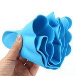 Cuffia per doccia sicura per bambini da 3 pezzi Cappello per visiera da bagno per bambini Cuffia per doccia regolabile per bambini Proteggi gli occhi Scudo per il lavaggio dei capelli per bambini Cappellino impermeabile, Pink+wave, Pink+earflaps       ...
