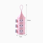 Scatola per latte in polvere a strati staccabile portatile per esterni Scatola per latte in polvere sigillata per bambini, 3 Grids, 4 Grids
