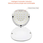 Lampada per unghie F6 UV LED Lampada per unghie a doppia mano che polimerizza lo smalto gel UV con sensore, timer e display LCD