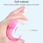 Set 3 spazzolini in silicone a forma di banana per bambini