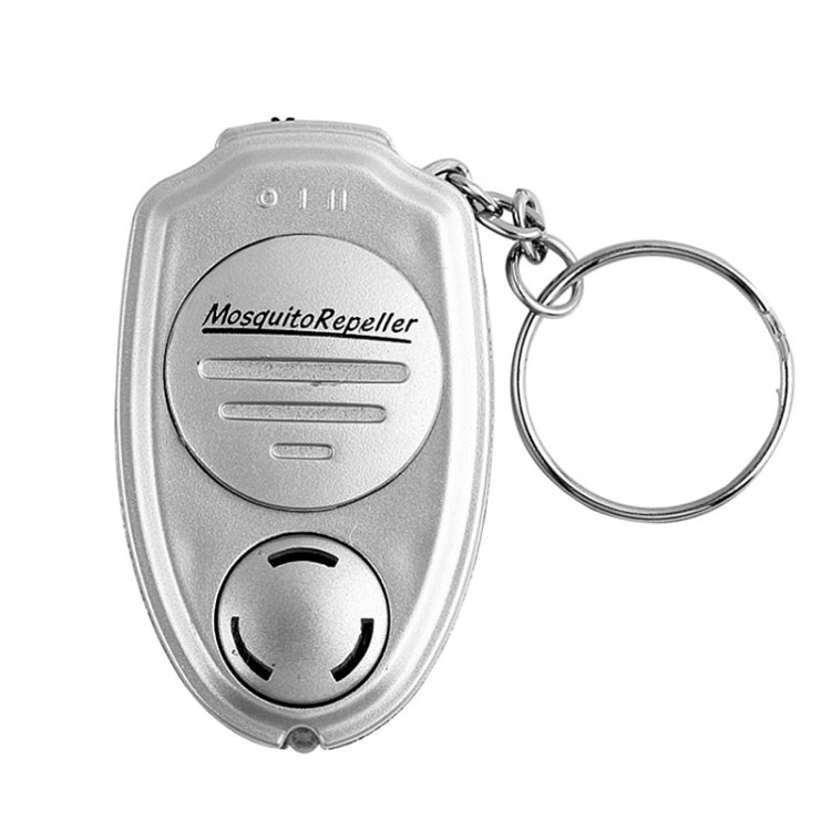 Portachiavi con assassino elettronico di zanzare ad ultrasuoni, repellente magnetico per topi, mini portachiavi portatile da esterno, Mosquitoes Killer Key Ring