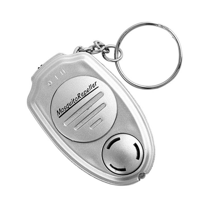 Portachiavi con assassino elettronico di zanzare ad ultrasuoni, repellente magnetico per topi, mini portachiavi portatile da esterno, Mosquitoes Killer Key Ring