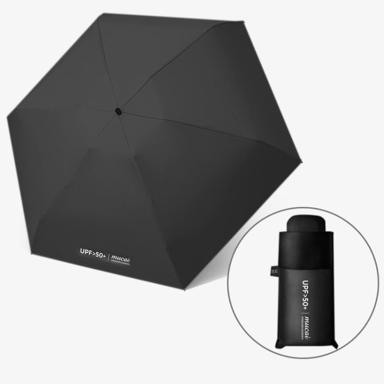 Mini ombrello portatile da pioggia da donna antivento durevole 5 ombrelloni pieghevoli