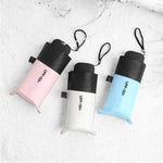 Mini ombrello portatile da pioggia da donna antivento durevole 5 ombrelloni pieghevoli