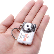 Videocamera DV per fotocamera digitale portatile Ultra Mini HD X6 con portachiavi, scheda TF di supporto