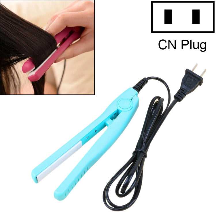 Mini piastra per capelli, piastre in ceramica e tormalina, bigodino