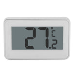 Termometro per frigorifero LCD di grandi dimensioni con termometro digitale con magnete con supporto regolabile, Thermometer White