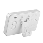 Termometro per frigorifero LCD di grandi dimensioni con termometro digitale con magnete con supporto regolabile, Thermometer White