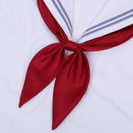 Papillon professionale da donna con nodo pesce rosso in seta poliestere, Claret, Milky, Dark Green, Navy, Aqua Blue, Water Pink, Yellow, Khaki, Blue, Brown, Gray, Dark Red, Purple, White, Pink