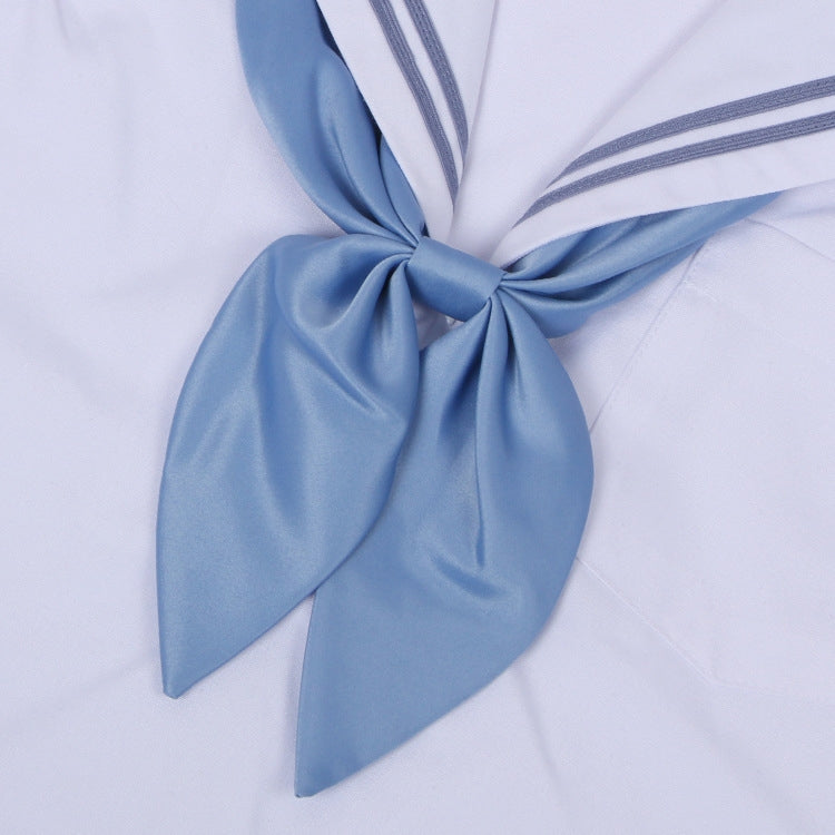 Papillon professionale da donna con nodo pesce rosso in seta poliestere, Claret, Milky, Dark Green, Navy, Aqua Blue, Water Pink, Yellow, Khaki, Blue, Brown, Gray, Dark Red, Purple, White, Pink