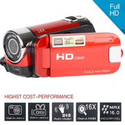 Videocamera DV da viaggio domestica HD con zoom digitale 16X da 16 milioni di pixel, US Plug